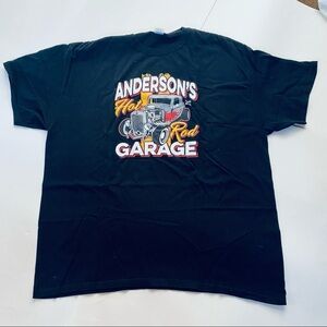 Gildan Anderson Hot Rod Garage Graphic Tee Car Muscle Car Shirt